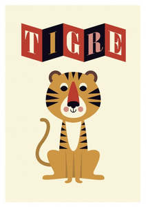 Art Prints: Tigre Art Print