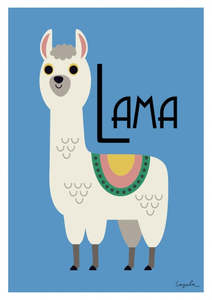 Art Prints: Lama Art Print