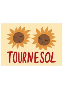Wolfnoodle: Tournesol Art Print