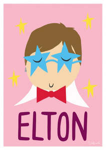 Elton Art Print