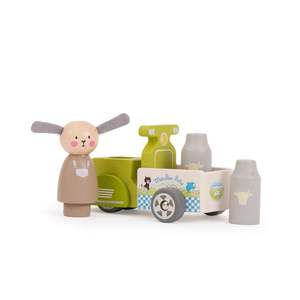 La Grande Famille Wooden Milk delivery tricycle