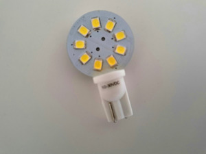 Products: T10 9 LED bulb 8-30v