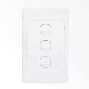 Triple Vertical Light Switch  NZ Standards