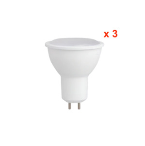 MR16 LED Frosted 12v 6w x 3