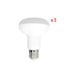 Bulbs Lamps: R80 LED Bulb E27 Dimmable 12w x 3