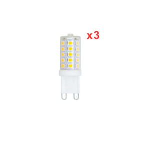 G9 LED Bulb 3w Dimmable x 3