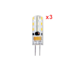 G4 LED Bulb 1.5watts x 3