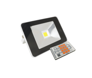 Floodlights: LED Floodlight w/ Motion Sensor 10watts IP65 + Remote Control