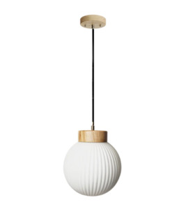 Pendant Lights: Pendant Light Freya Opal Glass