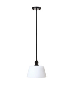 Pendant Lights: Pendant Light Lux Retro Medium - Black Cordset