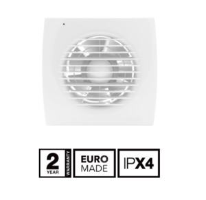 Exhaust Extractor Fan: Extractor Fan DOM Series 125mm Duct Size
