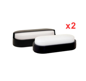 Bulkheads: LED Bulkhead Ovate 12w CCT x 2