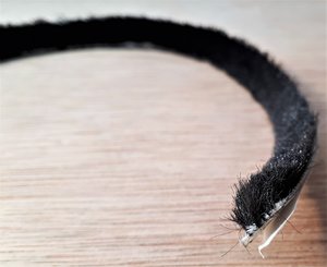 Stick on mohair door seal ( Sold per Meter )