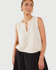 Haven Adelfia Tie Top