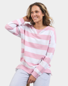 Elm Billie Block Stripe Crew