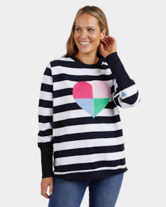 Sweatshirts: Elm Liner Heart Crew