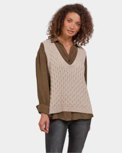 Knitwear: eb & ive Naviva Vest