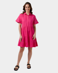 Dresses: Stella + Gemma Lottie Dress Bubblegum