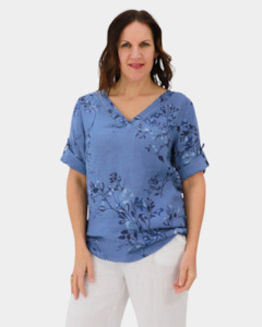 Tops: Aida Rose Nina Rolled Sleeve Top