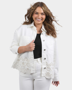 Jackets Coats: Elm Lace Denim Jacket