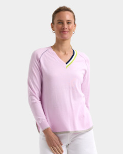 Knitwear: Zaket & Plover Rounded Bottom V Jumper