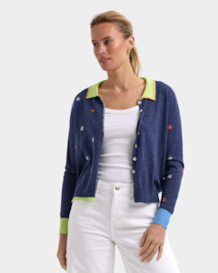 Knitwear: Zaket & Plover Blossoms Hand Work Cardi