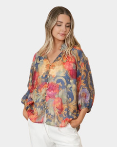 Fria Baroque Rose Blouse