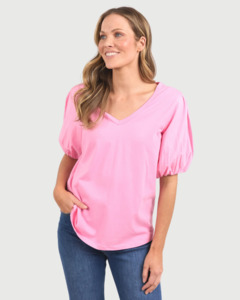 Elm Joy S/S Tee - Strawberry