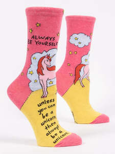 Always Be Yourself unless you can be a unicorn socks