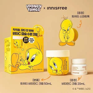 Innisfree TWEETY Vitamin C Green Tea Brightening Cream 50+20ml + Tweety Phone Gr&hellip;