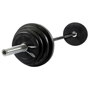 Products: 85kg Weights Set Olympic Barbell with Rubber Weights - Lee Warehouse