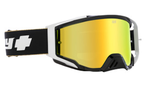 100 200: SPY MX Goggle Foundation Plus - 25 Year Black/Gold
