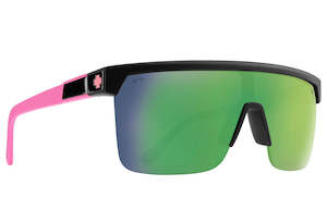 Spy Sunglass Flynn 5050 - Matte Black Matte Pink