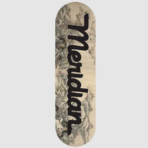 Sale Skate Decks: Meridian - Unknown Sea Script Tan Deck