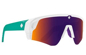 Spy Sunglass Monolith Speed - Matte White Teal