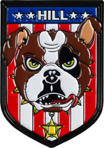 Powell Peralta Frankie Hill Bulldog Lapel Pin