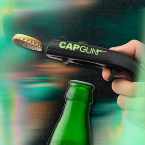 Frontpage: CAP GUN BOTTLE OPENER.