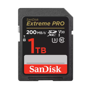 Sd Cards: SANDISK EXTREME PRO SDXC 1TB 200MB/S UHS-I MEMORY CARD