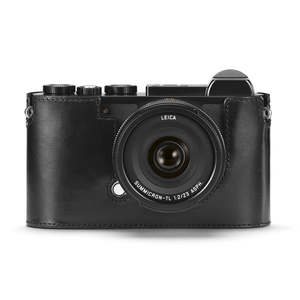 Tl Bags Cases Straps 1: LEICA CL LEATHER PROTECTOR BLACK