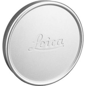 M Lenses Accessories: LEICA CAP M 28 F 5.6 SILVER CHROME