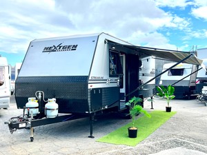 Products: 2020 NextGen Streamline AT All Terrain 21FT – SEMI OFF-ROAD / TRIPLE BUNK / QUEEN ISLAND BED / 5-BERTH / BIKE RACK / QUEEN ISLAND BED / AWNING / SOLAR / D035 HITCH UNDER CONTRACT