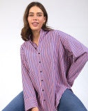 Elm: LILA STRIPE SHIRT