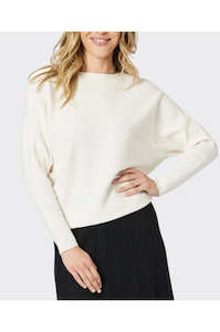 Gordon Smith: Carmen Batwing Knit Ivory