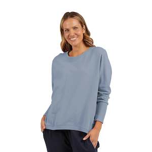 Knitwear Sweaters: Divine Crew Steel Blue