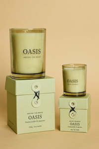Home: Oasis Honeysuckle + Jasmine 60g Soy Candle