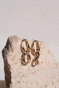 Jewellery: Double Link Twist Earing