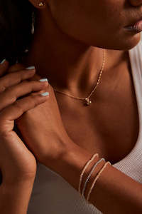 Beaded Set Of 3 Blue