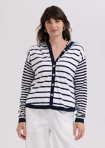 Jackets: Multi Stripe Hoodie