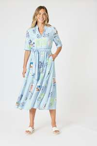Destination Maxi Dress Pale Blue
