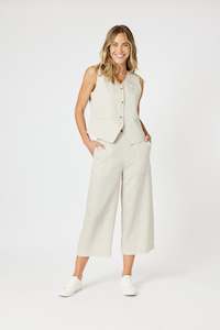 Gordon Smith: Lino Vest Natural